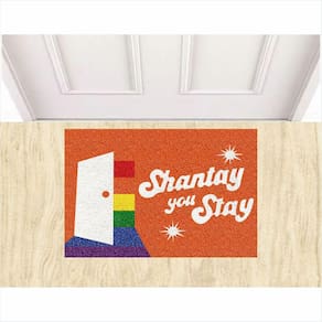 Tapete Divertido Com As Cores LGBT Shantay You Stay Colorido