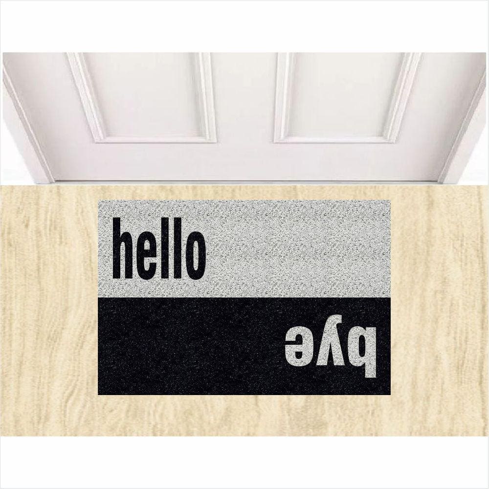 Capacho Tapete Hello Bye.