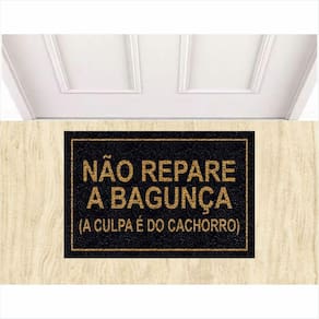 Tapete Capacho Não Repare Na Bagunça Para Portas de Entradas