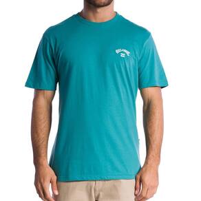 Camiseta Billabong Small Arch Emb. SM24 Masculina Petróleo
