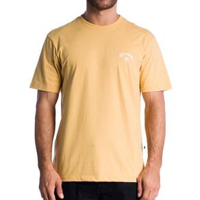 Camiseta Billabong Small Arch Emb. SM24 Masculina Mostarda