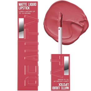 Batom Líquido Matte A Prova D`Água Longa Duração Rosa Fosco
