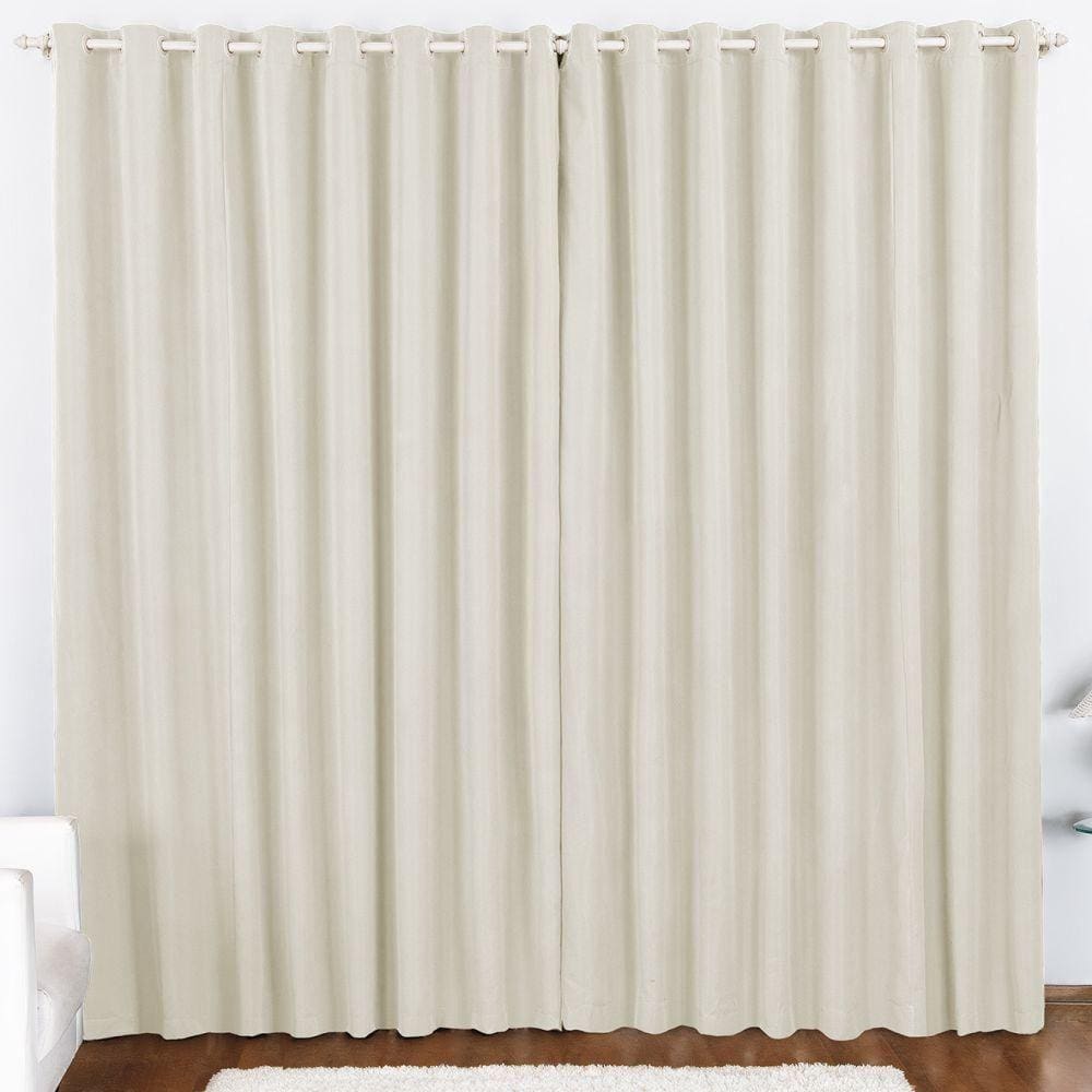 Cortina 3 Mts Sala Quarto Oxford Varão Baratissima Palha