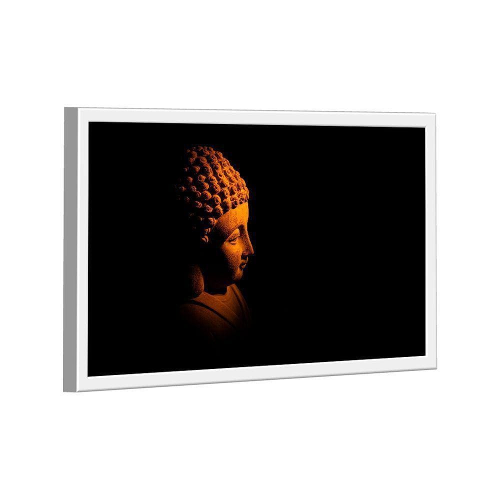 Quadro Buda No Preto -- Br Artes