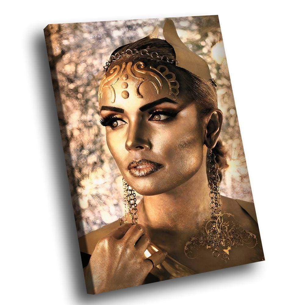 Quadro Mulher Dourada -- Br Artes