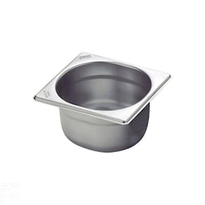 Cuba Tramontina Gn 1/6 Em Aço Inox Sem Alças Profundidade 100 Mm - Aço 304 Tramontina