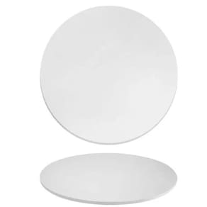 Tampo Em Mdf 18mm Redondo 110 Cm - Laqueada Cor Branco