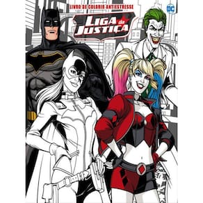 Liga Da Justiça Livro Para Colorir