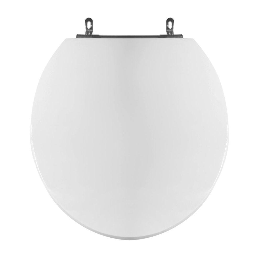 Assento Sanitário Poliéster para Louça Universal/standard Aço reb. Oculto Branco