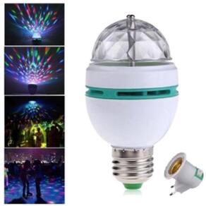 Luz Led Globo Rotativa Colorido Para Festa Bolas Malucas