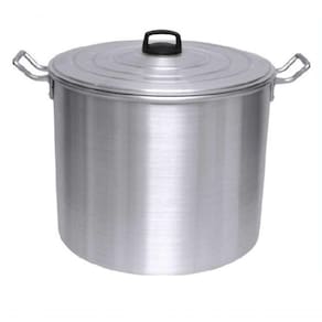 Panela Industrial Aluminio Grosso Panelão Alto 50 Litros