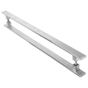 Puxador Para Porta Pivotante Inox Escovado 50cm FS.Master