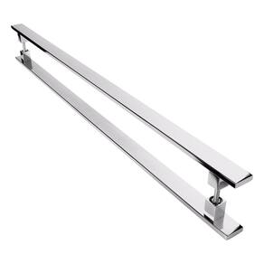 Puxador Para Porta Pivotante Vidro Inox 80Cm FS.Master