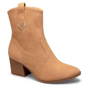 Bota Cano Baixo Mississipi MA063 Feminina - Amendoa