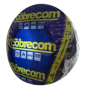 Rolo De Cabo 2,5Mm Preto Com 15M - Cobrecom