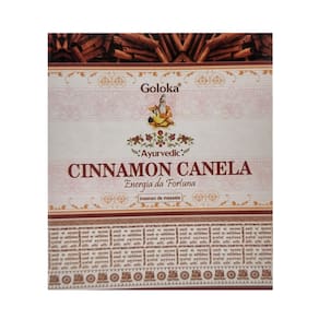 Incenso Cone Cascata com Fragrância de Canela