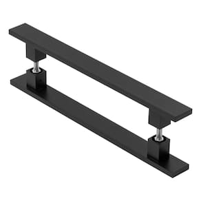 Puxador Para Porta Pivotante Inox Preto 50Cm FS.Master