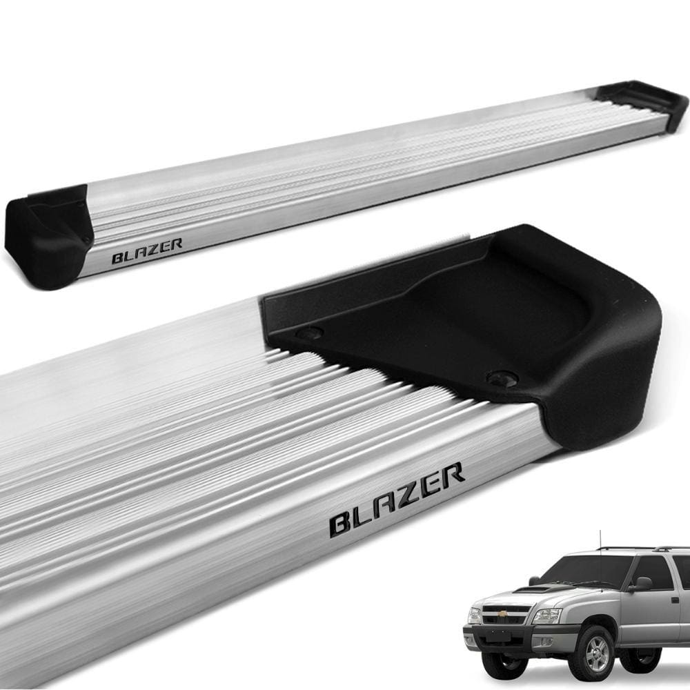 Estribo Lateral Blazer 1995 a 2011 Aluminio Natural A3 Gtnox