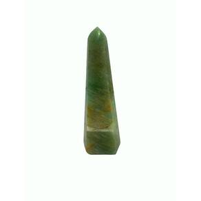 Ponta Ônix Verde Pedra Natural Gerador Grande 21cm 1Kg
