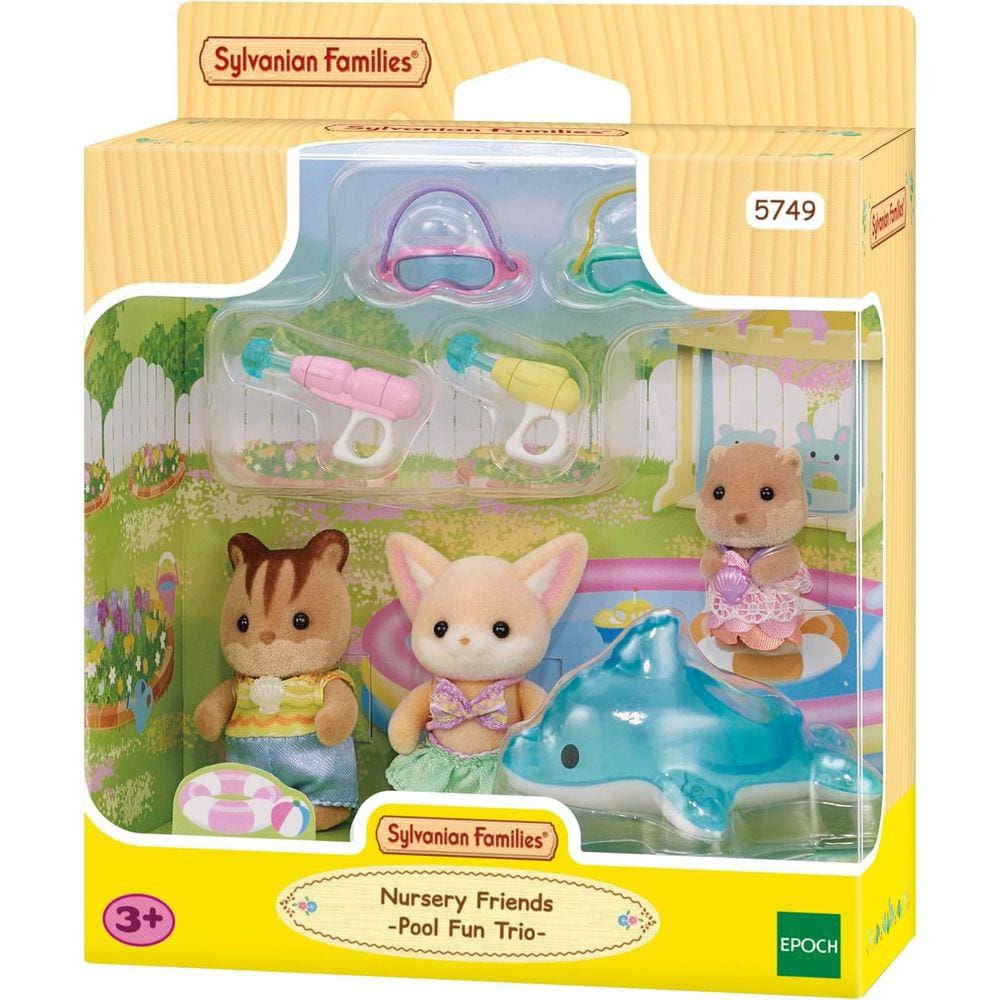 Sylvanian Families Amigos do Jardim da Infância Diversão na Piscina