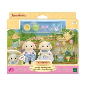 Sylvanian Families Conjunto Jardinagem Irmãos Coelho Floral - Epoch