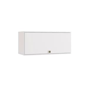 Armário Aéreo Celeste Kappesberg 100% MDF 1 Porta Basculante Branco 80cm