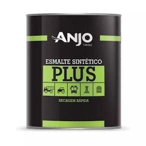 Esmalte Sintético Plus Preto Cadilac 900ml | Anjo