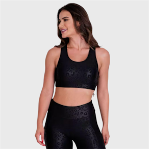 Top Fitness Paula Nadador Jacquard
