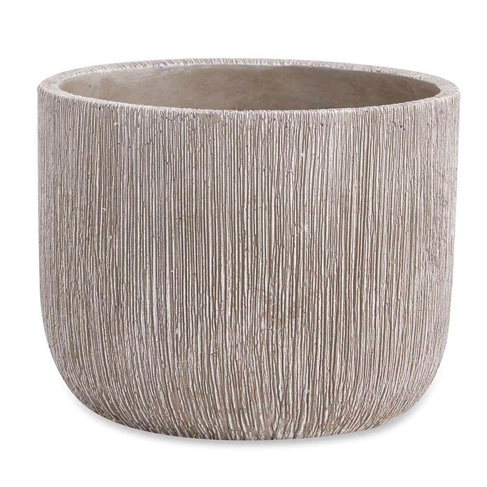 Cachepot em Cimento Cinza - 15cm