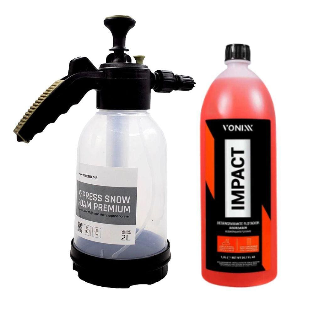 X-Press Snow Foam 2 Litros Waxtreme + Impact 1,5 L Vonixx