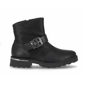 Bota Gisa Cano Curto Anabela Médio Preto Piccadilly 735026