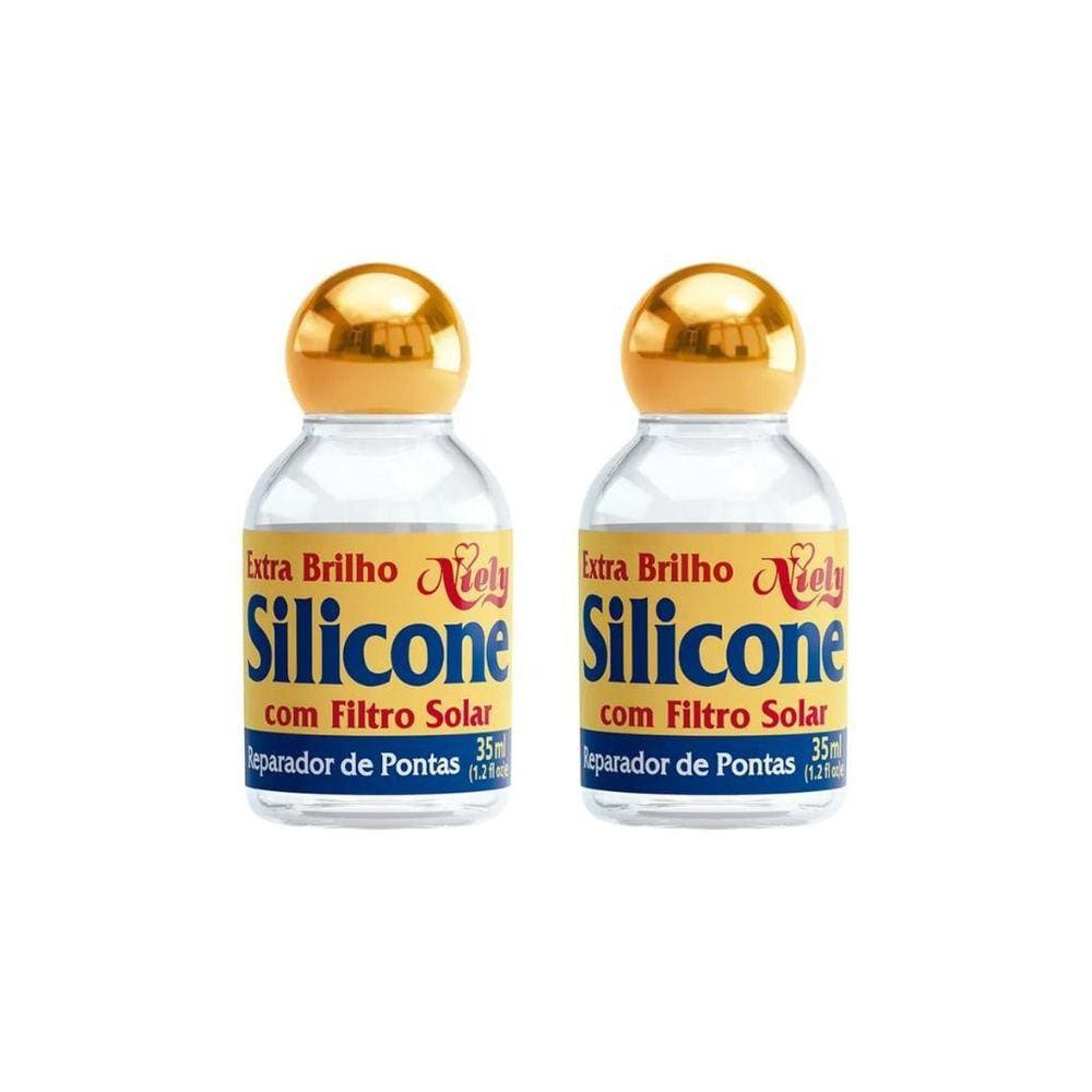 Reparador De Pontas Niely 35Ml Silicone-Kit C/2Un