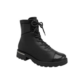Bota Gisa Cano Curto Anabela Médio Preta Picadilly 735025