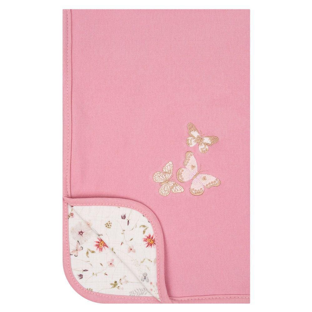 Manta De Suedine Bebê Blossom Rosa - Hug