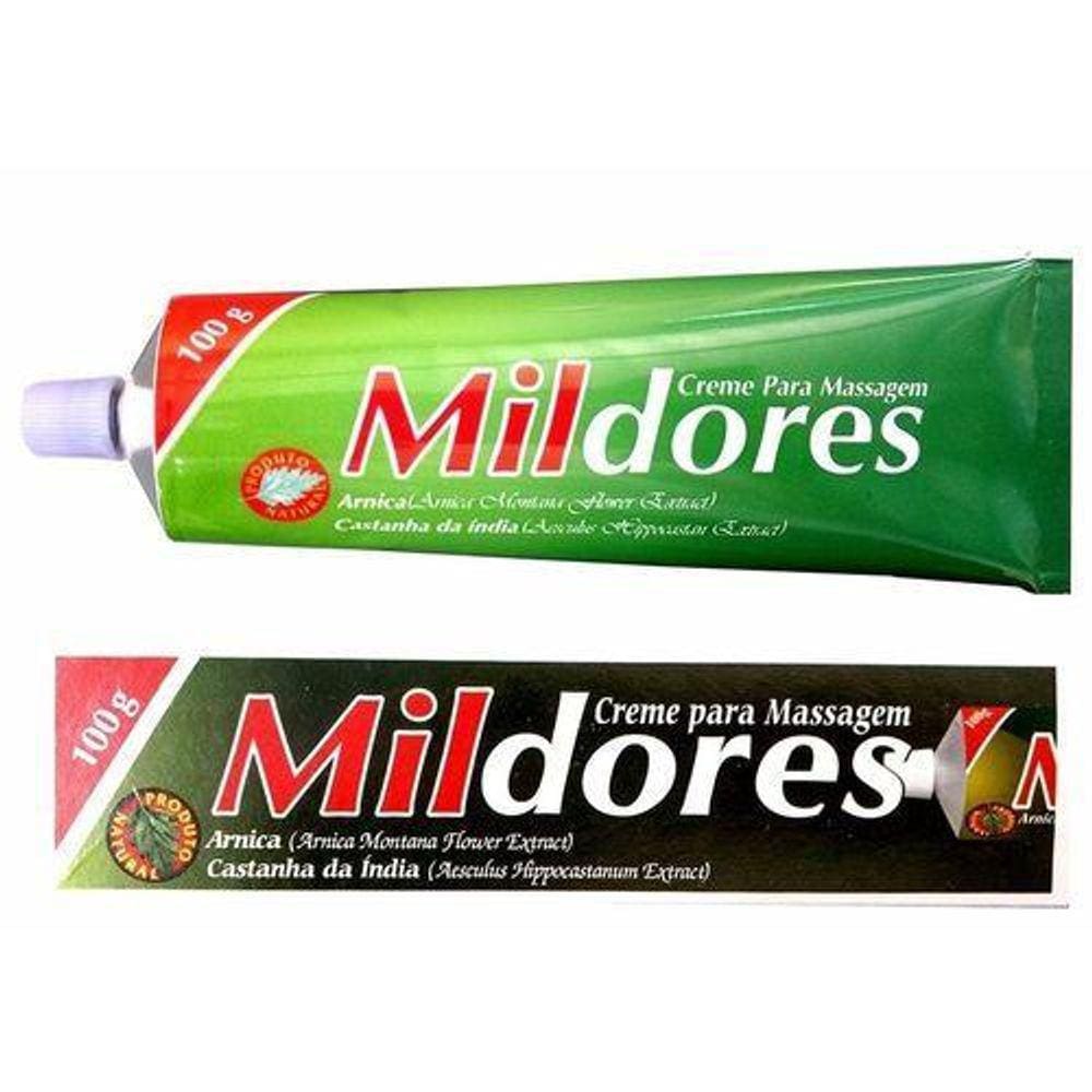 12 Unidades Pomada Mil Dores Creme Para Massagem 100G Pierry