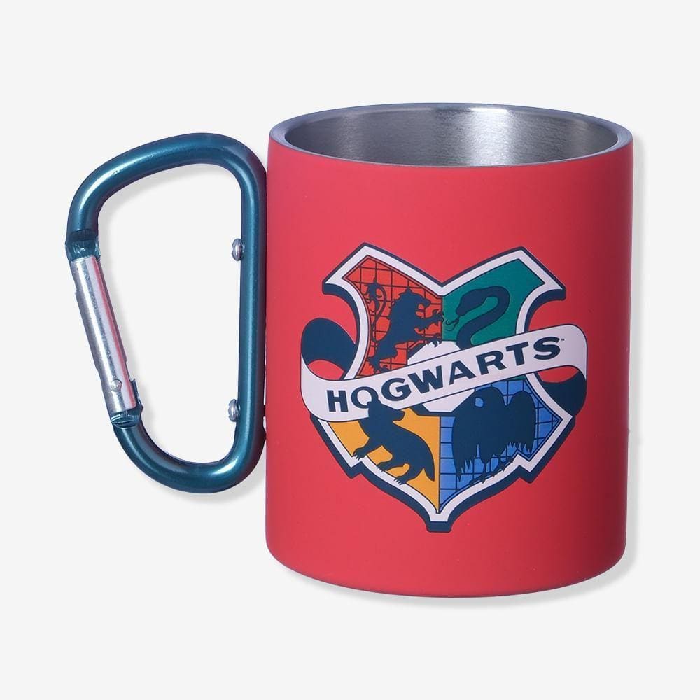 Caneca Mosquetão Hogwarts - Harry Potter