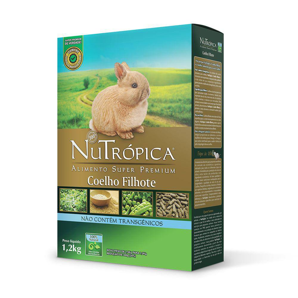 Ração para Coelho Filhote Nutrópica 1,2kg