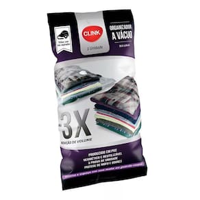 Kit 10 Saco Organizador Vácuo Edredom Cobertor Roupas 70x110