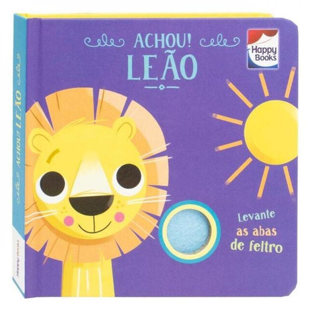 Esconde-Esconde Com Feltros: Achou! Leão