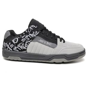 Tenis de Skate Masculino Six Dover Estilo Conforte e Durabilidade Profissional Cinza