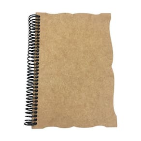 Caderno Trabalhado Capa Mdf Com 96 Folhas Woodplan 14X10 Cm