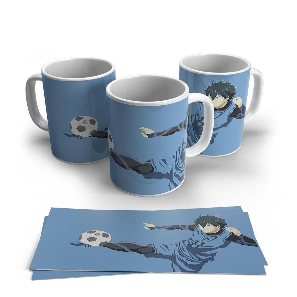 Caneca De Porcelana Blue Lock Modelo 15