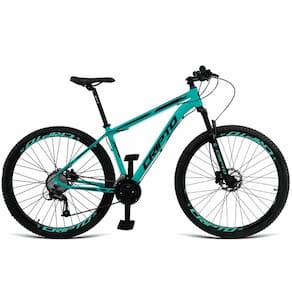 Bicicleta Aro 29 Cripto 24 Marchas Freios Disco E Suspensão - 21" Verde Anis-preto