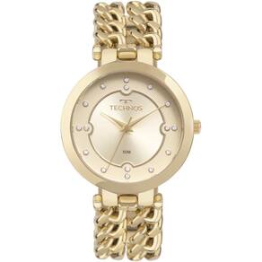 Relógio Technos Feminino Ref: 2035Mzm/1D Bracelete Dourado