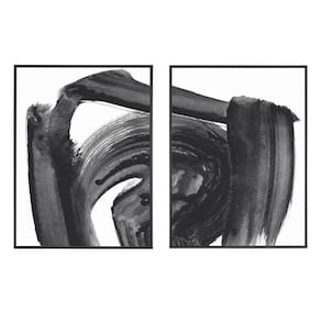 Kit 02 Quadros de Parede Decorativo Canvas Abstrasto 80 Cm M02 - D`Rossi