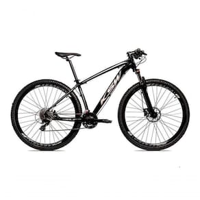 Bicicleta Aro 29 Ksw 27v Alivio, Freio Hidraulico, Trava E K7 - Preto-prata - 17 Preto-prata