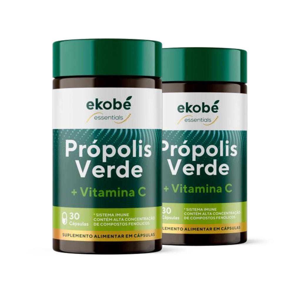 Própolis Verde Sistema Imune Vitamina C 30 Cápsulas