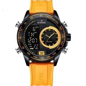 Relógio de Quartzo Masculino Design Esportivo Display Lcd Luminoso Impermeável