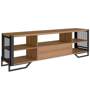Rack Industrial 180 Cm Gaveta E Tela Em Metal 1017 Mell Preto Pp Mell Preto