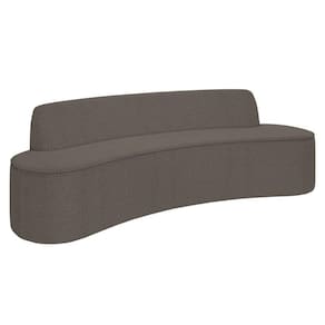 Sofá 4 Lugares Para Sala De Estar Living 260cm Koane D06 Bouclê Castor - Mpozenato